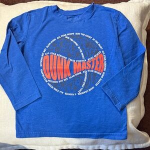 Athletic Works Dunk Master Long Sleeve Shirt - Blue and Orange